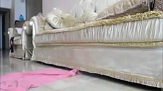 blonde's natural rack squirts wildly with ohmibod toy