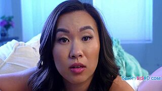 petite stepsis fights with food then rides big cock in forbidden family frenzy