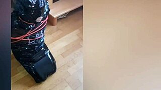 Bound Maid Sophie Momified Chained Bent Over Doggystyle Facefucked Humiliated Cumshot Slave