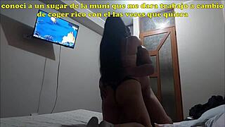 watching my submissive wife get pounded by fat mature boss humiliates me