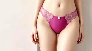 WOW! cute kawaii JAPANESE lingerie models tease barefoot!
