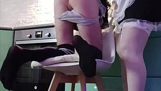 lonely milf lures dating guy home for wild maid costume anal domination and gaping