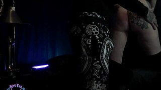 bleubrutalrose's wiccan heels fetish explodes in bbc deepthroat ass worship with french milf pawg