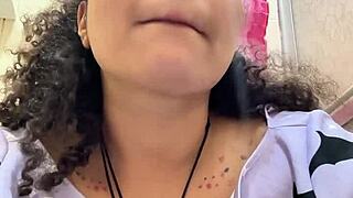 ugh gassy bbw farts huge after milk on the toilet