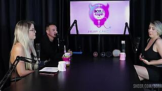 Mary Red Queen teams up with Bruna Carlos in sheer red cast