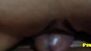 Pinay, sucking cousin's dick while alone at home?