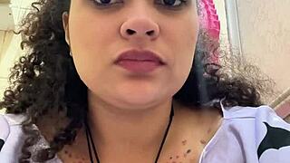 ugh gassy bbw farts huge after milk on the toilet