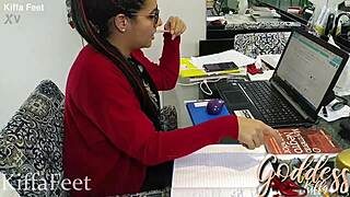 goddess kiffa dangles flats seducing her hot teacher students