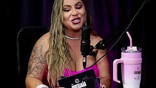 USA NERD LATINA TEEN VIBRATES WET PUSSY AFTER BATHROOM CONFESSION ON SHEER RED!