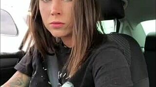 Felicity Feline Public Flashing Brunette Natural Tits Tattoo Slut Fucking Outdoor Compilation.