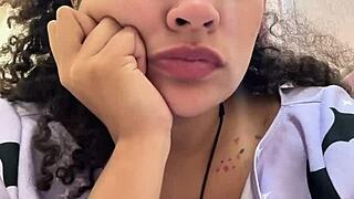 ugh gassy bbw farts huge after milk on the toilet