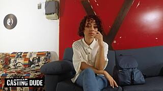 Public Pickup Petite Colombian College Teen's Small Tits Bounce in Hardcore Deepthroat Facefuck