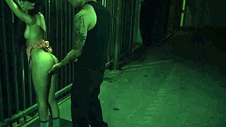 topless teen strokes monster cock then gets hardcore fucked... hot?