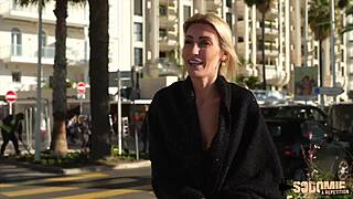 anouk blonde french milf assfucked mmf group in lingerie