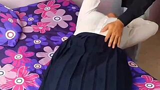 damn this mexican schoolgirl lets me fuck her ass outdoors then sucks cum 😈🔥