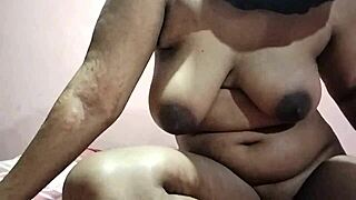 horny indian 18yo with huge natural tits gets first time old man pounding