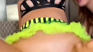 real backstage threesome pounds after wet lesbian shower cum swap pov!