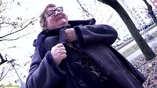 extreme fat ugly granny's big belly shakes doggystyle hardcore pounding