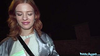 whoa this ginger babe i picked up squirts everywhere on my cock outdoors 😍💦