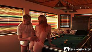 narrative neutral: the sexy ginger babe sneaks hardcore fun in the billiard room