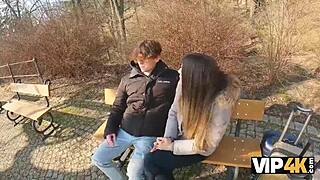 hey honey, time for my shaved pussy to pay for vacay with tourist cock!!