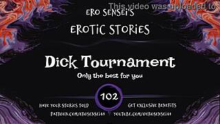 wanna hear dudes battle cocks in this hot erotic audio game for women??