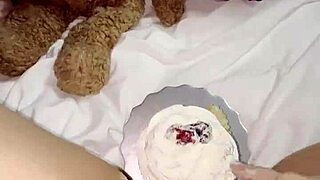 omg... my kinky 18yo virgin stepsis rubs creamy cake on her wet pussy... instead of college!!