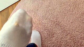 wanna get trapped in giantess maya's huge socks?