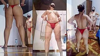 best amateur bbw toy stripping and dildo assfucks compilation