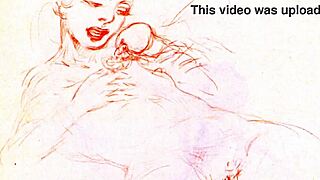 Vintage Erotic Drawings Burst with Raw Sexual Desire!