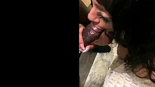 Yazmin Royale is sucking both dicks dripping wet.