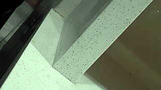 Mature Lady Flashes at Laundry Mat