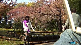 skinny bitch from park walk bends over for rough doggy pounding now