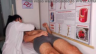 damn nurse uniform got me hard instantly with her juicy latina big ass big cock deepthroat in hospital patient foreplay wet pussy lick