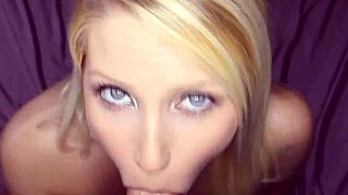 my bikini blonde girlfriend bounces hard on my cock during homemade ride
