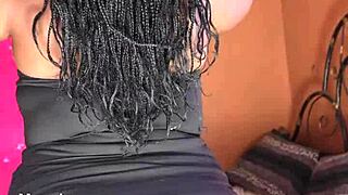 huge ebony bbw ass dancing in lingerie