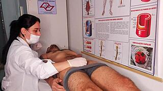 damn nurse uniform got me hard instantly with her juicy latina big ass big cock deepthroat in hospital patient foreplay wet pussy lick