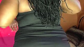 huge ebony bbw ass dancing in lingerie