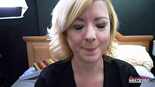 Does Busty Blonde Keyton Crave Dick Sucking and Wet Butt Fingering Thrills?