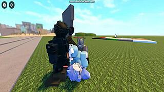 whoreblox gangbang game moment 11 with creampie banging and cumshots everywhere