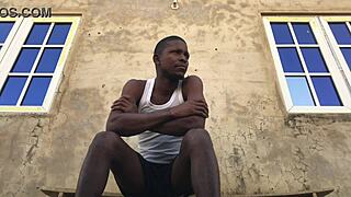 Bad Bitch Bent Over Outdoor Riding Big Black Cock Doggystyle to Squirting Stupor