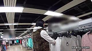 Adorable Czech nympho seduced in mall takes hardcore POV pounding! 😍🔥💦