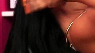 oh man, this hot honey's face is drenched in sperm, gulping every drop!!