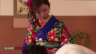damn ayumi shinoda in that kimono gives the sloppiest bj ever feels so good