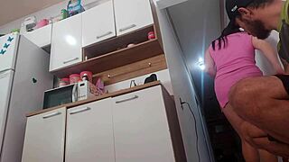 risky fuck with husband's friend, his big cock stretches my tight pussy