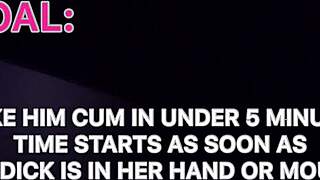 hey wanna see our 5 minute public blowjob contest before we got caught sucking?