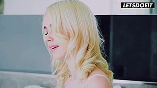 Kinky Lesbian Roommates Explore Light Bondage and Passionate Orgasms