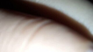 Brunette milks natural tits into balloon cups