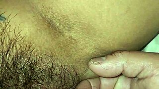 whoa check out this brunette wife's hairy beaver stuffed with plush toys!