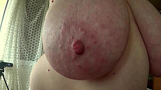 Whoa, Check Out This Big Natural Titted Milf's Saggy Boobs Up Close! 